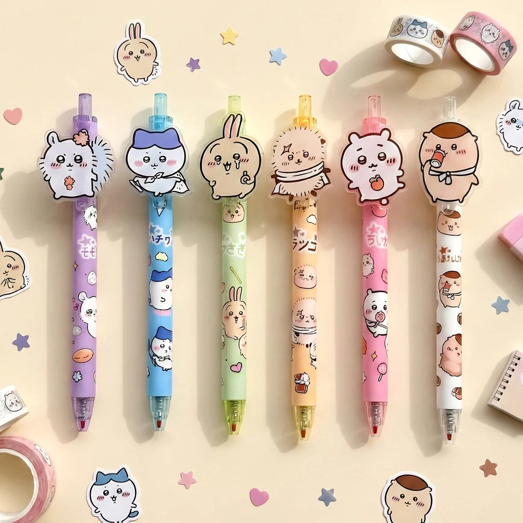 Chiikawa Happy Friends Gel Pens