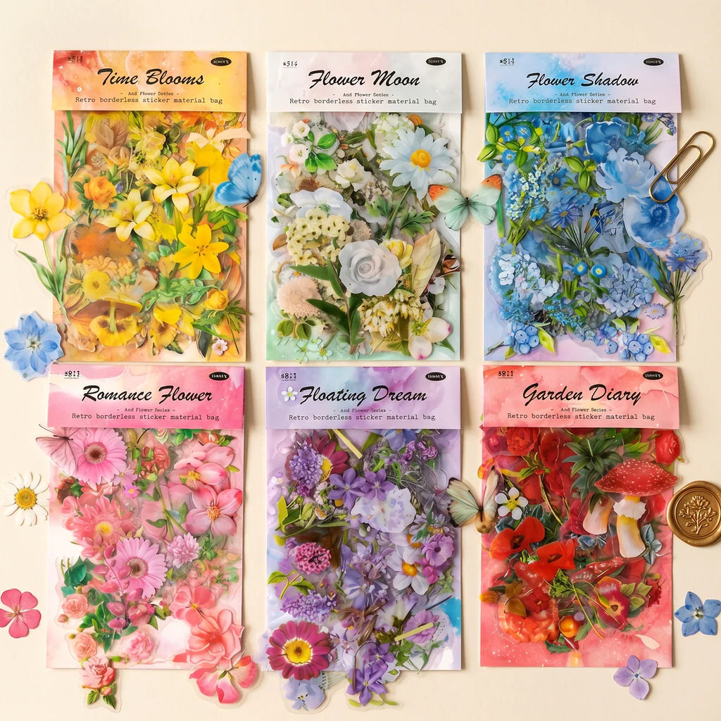 Garden Diary Flower Stickers