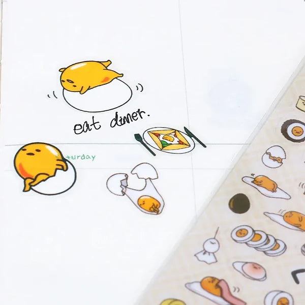 Gudetama Lazy Egg Stickers