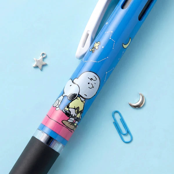 Uni Jetstream Peanuts Snoopy 3-in-1 Multi Color Pen - Snoopy & Night Sky